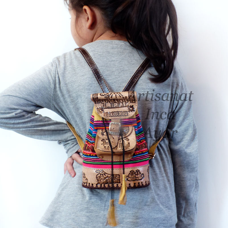 Bandeaux en tissu et laine d'alpaga - artisanat ethnique Inca Ayar