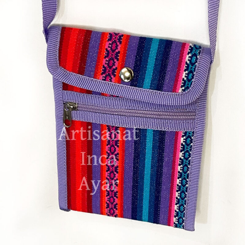 Petit sac à bandoulière couleurs vives violet